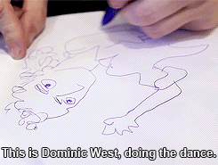 bashermoriarty:Andrew Scott draws Dominic West +