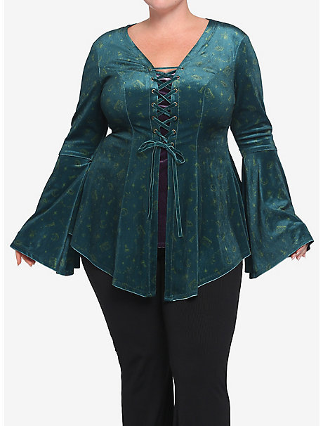 Hocus Pocus witch tunic found at Hot Topic.