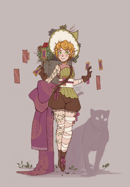 missusruin:Compilation post of all 10 witchsona commissions I did for last month. (•̀o•́)ง