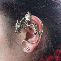 aexno:  Retro Gothic Style Dragon Shape Earring