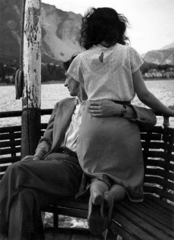 hauntedbystorytelling:   Gotthard Schuh :: Sunday Afternoon, Lake Maggiore, Italy, 1961   