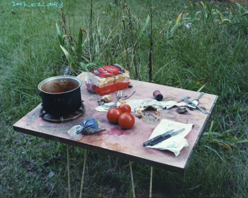 neshamama:alec soth, “sidney’s tomatoes, nubbin creek, alabama,” 2007, pigmented inkjet print