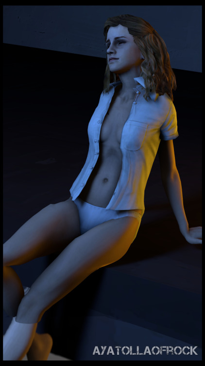 ayatollaofrock: Hermione taking a dip by the pool. If you’re supporting me on Patreon for ŭ or more, there is a second NSFW version in the Nude Vault! 