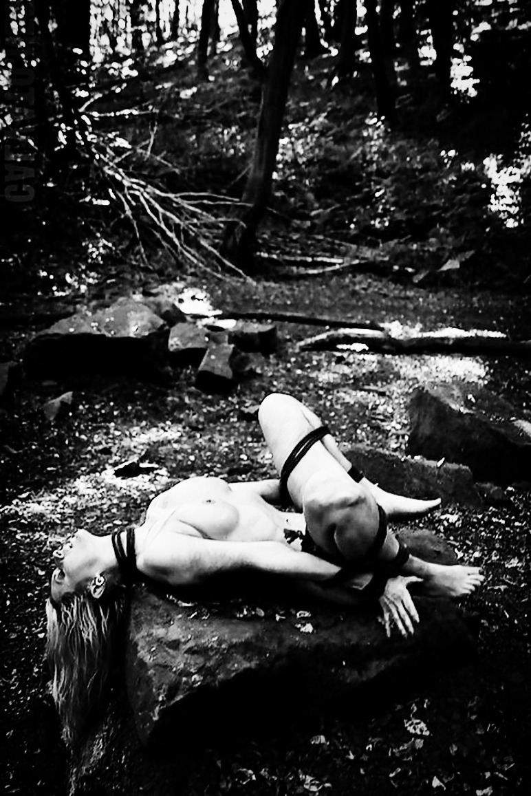 Give your slut some time outside. She will appreciate the fresh air. 