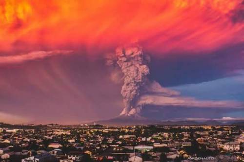 Y así fue evolucionando el Calbuco.  Y sí, vivo cerca. 