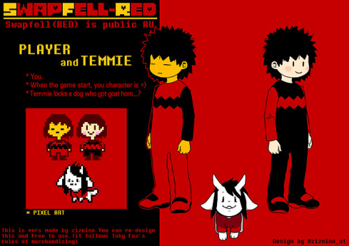 swapfellred-byziznine: Swapfell Red. Designed by ziznine —– [Original] [Kor]I made a new Tumblr fo