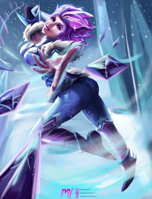 Frostblade Irelia! <3 I’m in love with the new redesign on Irelia. Also the official splash