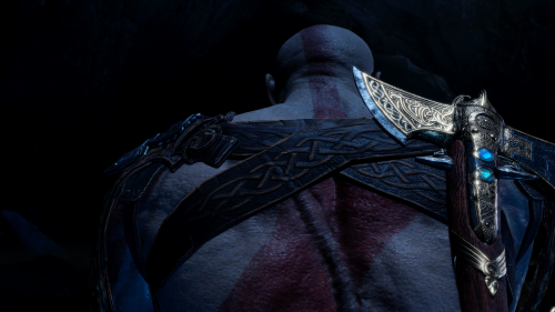 A broad back, scarred from the never ending battles that have marked my life. #GodofWar