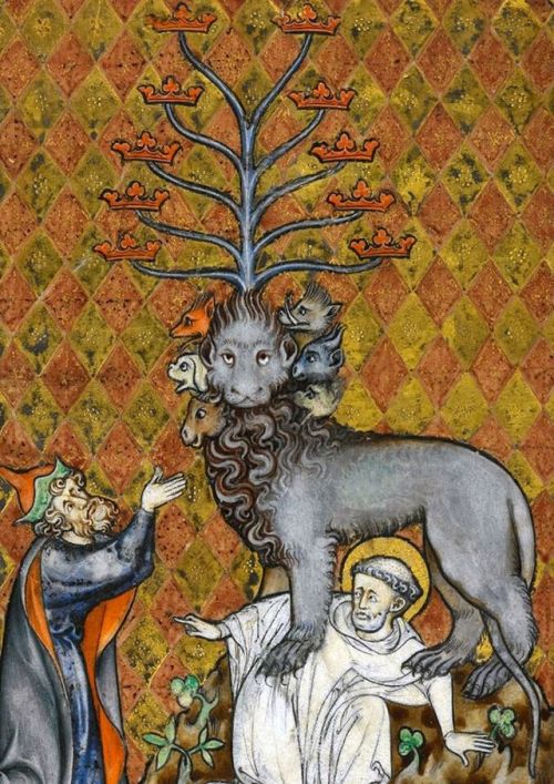 kiishimu:Beast of the Apocalypse From: Laurent d'Orléans, La Somme le Roi, Paris ca. 1295 (BL, Addit