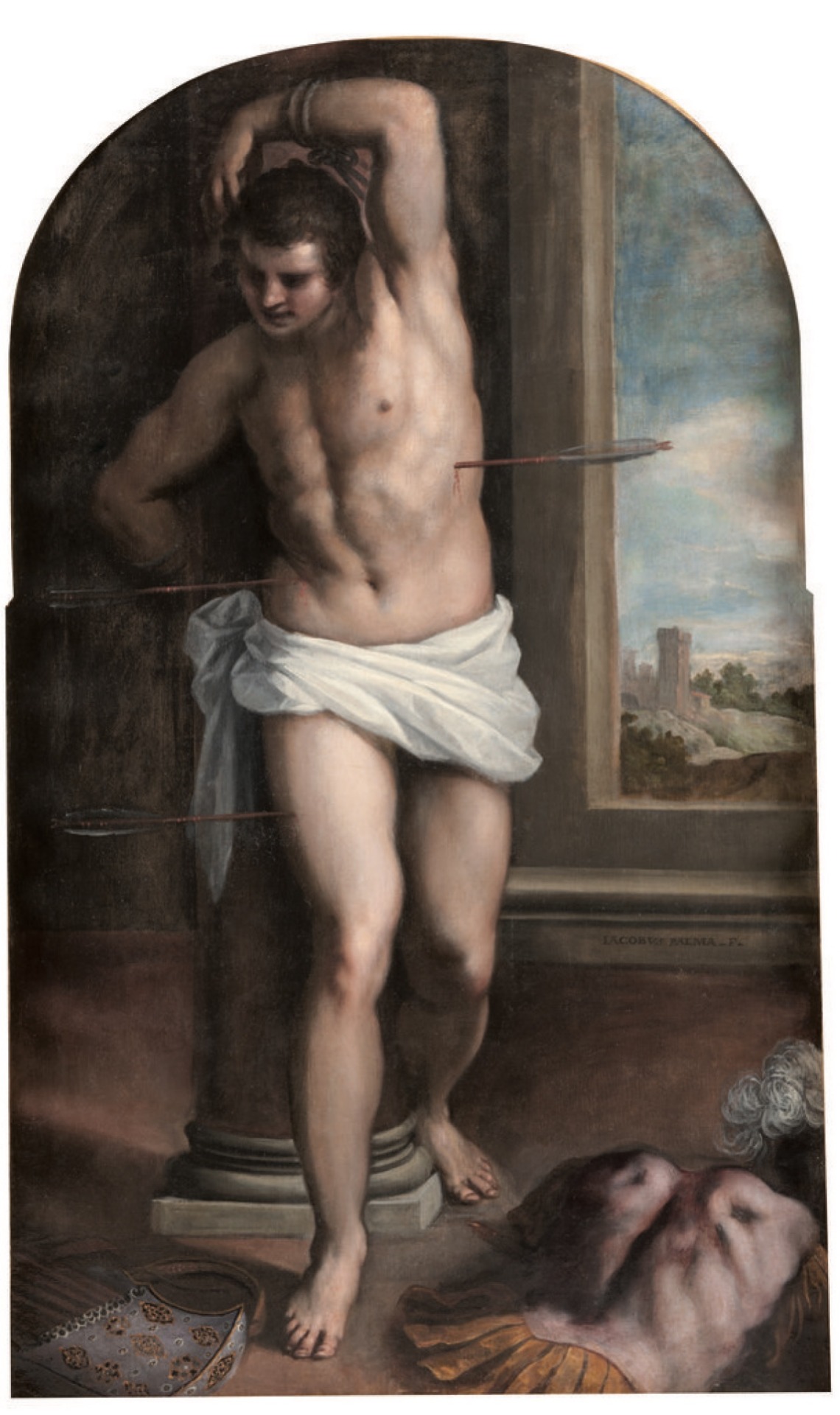 saintsebastiansschool:Another St Sebastian by Jacopo Palma