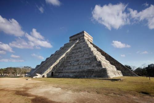 El Castillo at the spring equinox (Chichén Itzá, Mexico).Around the spring and autumn equinoxes, the