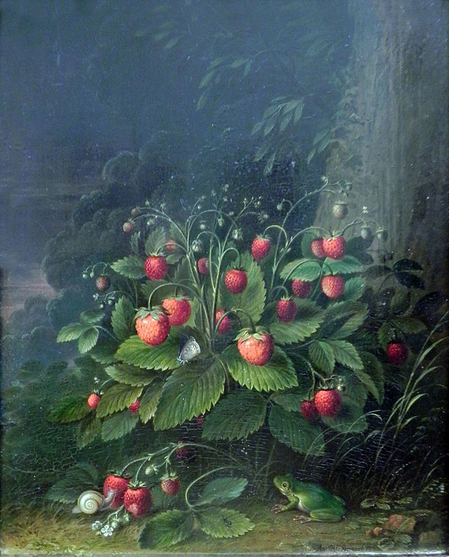 heaveninawildflower:  &lsquo;Still Life with Strawberries&rsquo; by Johann