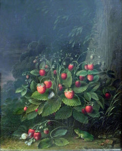 heaveninawildflower:  &lsquo;Still Life with Strawberries&rsquo; by Johann Adam Schlesinger (1759-1829). Wikimedia.