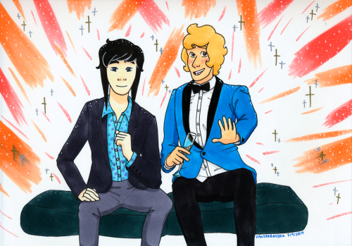 Man, I made a lot of illustrations last March. It’s the kids at gr11 prom!!! Flashy.