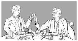 sleepyateight:Old good omens sketches porn pictures