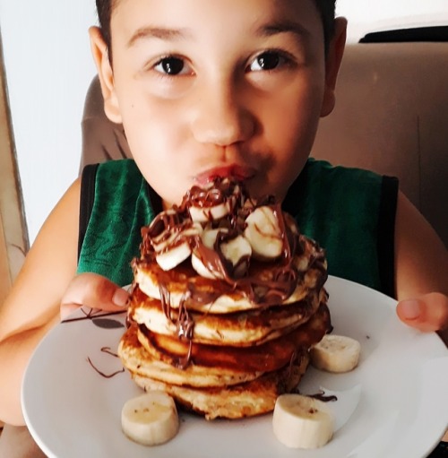 Panquecas Com Nutella E Banana