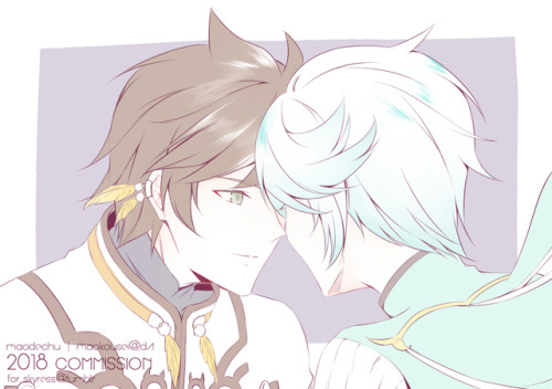 Sorey/Mikleo commission for @skyress ! Commission | Instagram | Deviantart