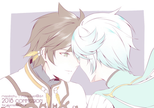 Sorey/Mikleo commission for @skyress ! Commission | Instagram | Deviantart 