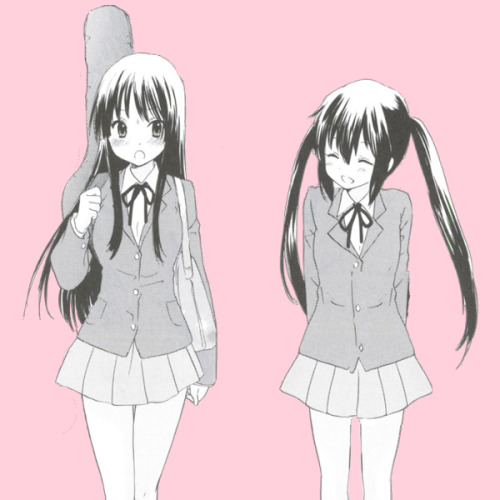 httpkitsune:Mio and Azusa♡