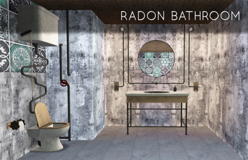 4t2 Wondymoon’s Radon BathroomIncluded:SinkShowerPipesMirrorSoap DispenserToilet Paper HolderToiletL