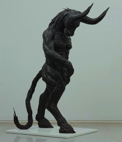 asimplehistory:  Korean artist Yong Ho Ji makes amazing sculptures out of used tires. 