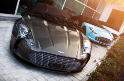 automotivated:  One-77 *3 (by Webb Cheung)