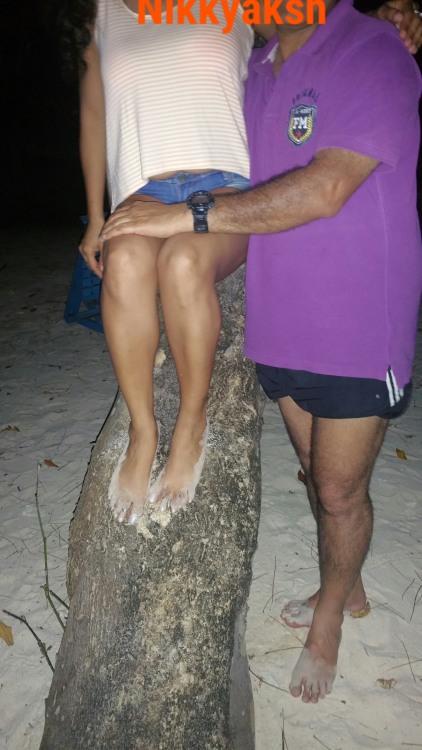 nikkyaksh: Happy Valentine’s day to all of u .sharing our naughtiest moment in andaman with u 