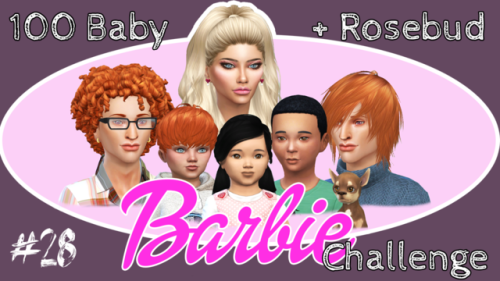 #28 Child NR 6 on the way? Barbie! 100 Baby Rosebud 