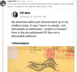 hydok: mysharona1987:  No, seriously. Kemp flat out stole the election.  The proof is overwhelming. Abrams needs to take this to court.  SO it looks like what happened is uh. this. IF YOUR CHATHAM COUNTY ABSENTEE BALLOT WAS RETURNED PLEASE CONTACT GPB