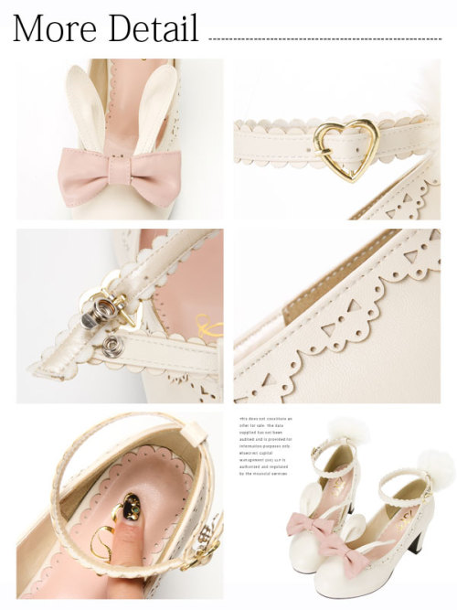 Lolita Rabbit Shoes  (free shipping)  |  Use code “himicandy5“ for 5% off !