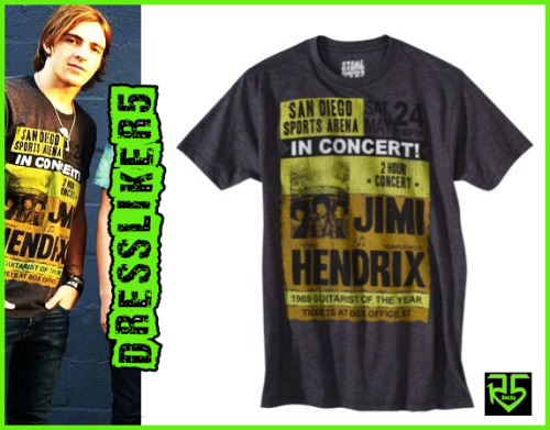 dressliker5: Jimi Hendrix Men’s Concert Graphic Tee (Exact)- $12.99 Worn on 9/18/2013 on 