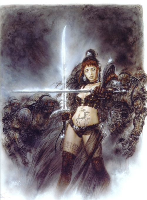 slow-deep-hard:  Subversive Beauty • Luis Royo • Ilustration: Traditional Art. II [ I ] [Web]