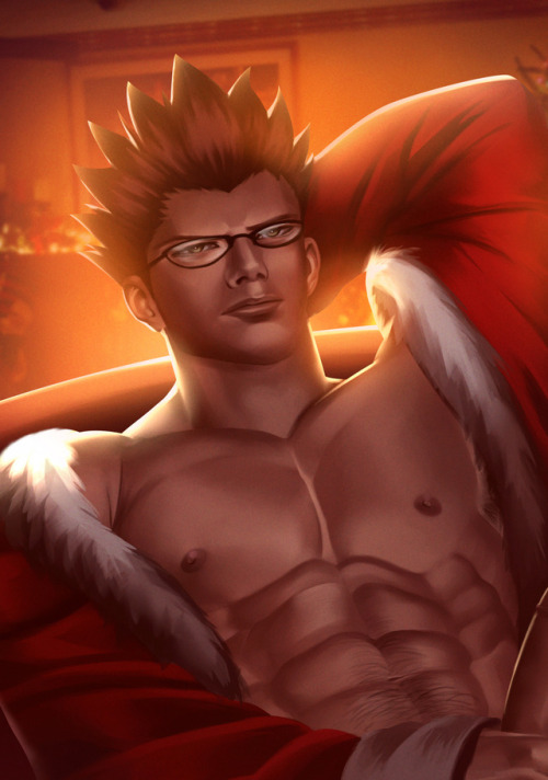 Commission done for @andesyn feat Adrian Gecko from Yu-Gi-Oh. #bara #commission Full version on twit