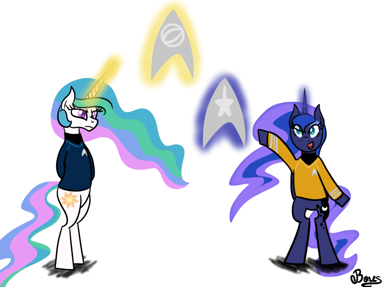 lunadoodle:  &ldquo;This is my Division and the other is Celestia’s.&rdquo;