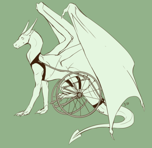 keymintt:  dragon wheelchair designed for class + notes on how it works but also please suspend your disbelief bc i am not in fact an engineer