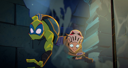 One Of My Favorite Details Of All Time In The ROTTMNT Movie Is That When Casey Jr. Is So Angry, He Either