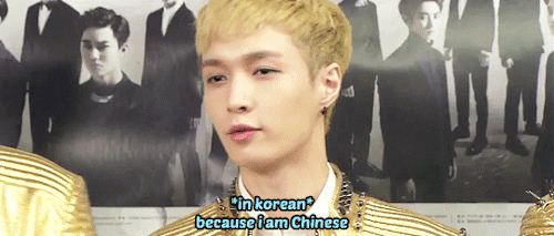 ethereal-baek:when zhang yixing gets praised for speaking Chinese well