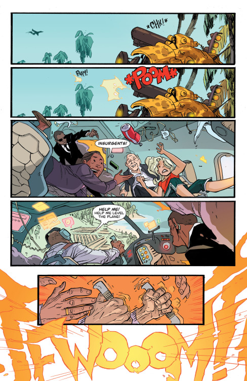 Divergence: PREZWhew. That sure was something. Oddest assassination atetmpt in a long while, I must say.Prez is planned for a guaranteed 12-issue maxiseries, but if you like what you’ve seen of President Beth Ross so far then spread the word a bit and