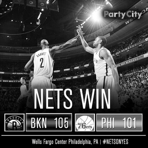 instanba:
“ #Nets win 105-101 over the #76ers! Time to celebrate another @PartyCity win! :: http://ift.tt/1htRjmt
”