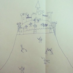 So…My Mom Found One Of My Oldest Drawings. I Was Maybe Six And I Loved Knights