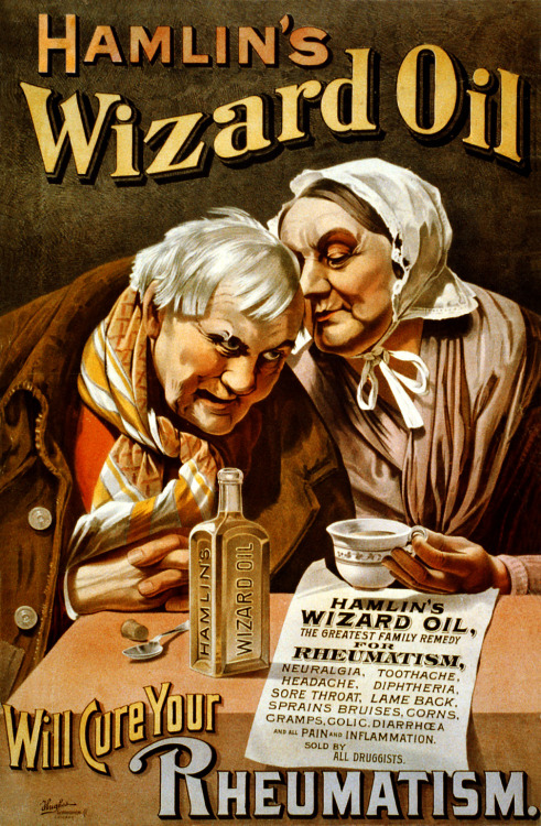 Hamlin’s Wizard OilDuring the later half of the 19th century Hamlin’s Wizard Oil was a popular