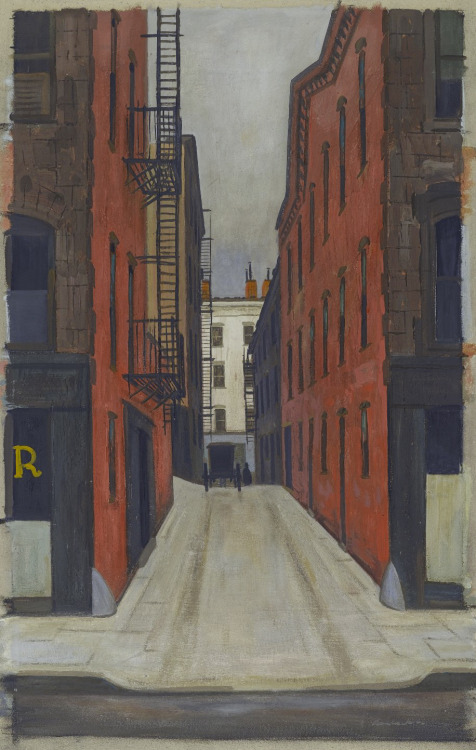 nevver:  East Village, Armin Landeck (1940)