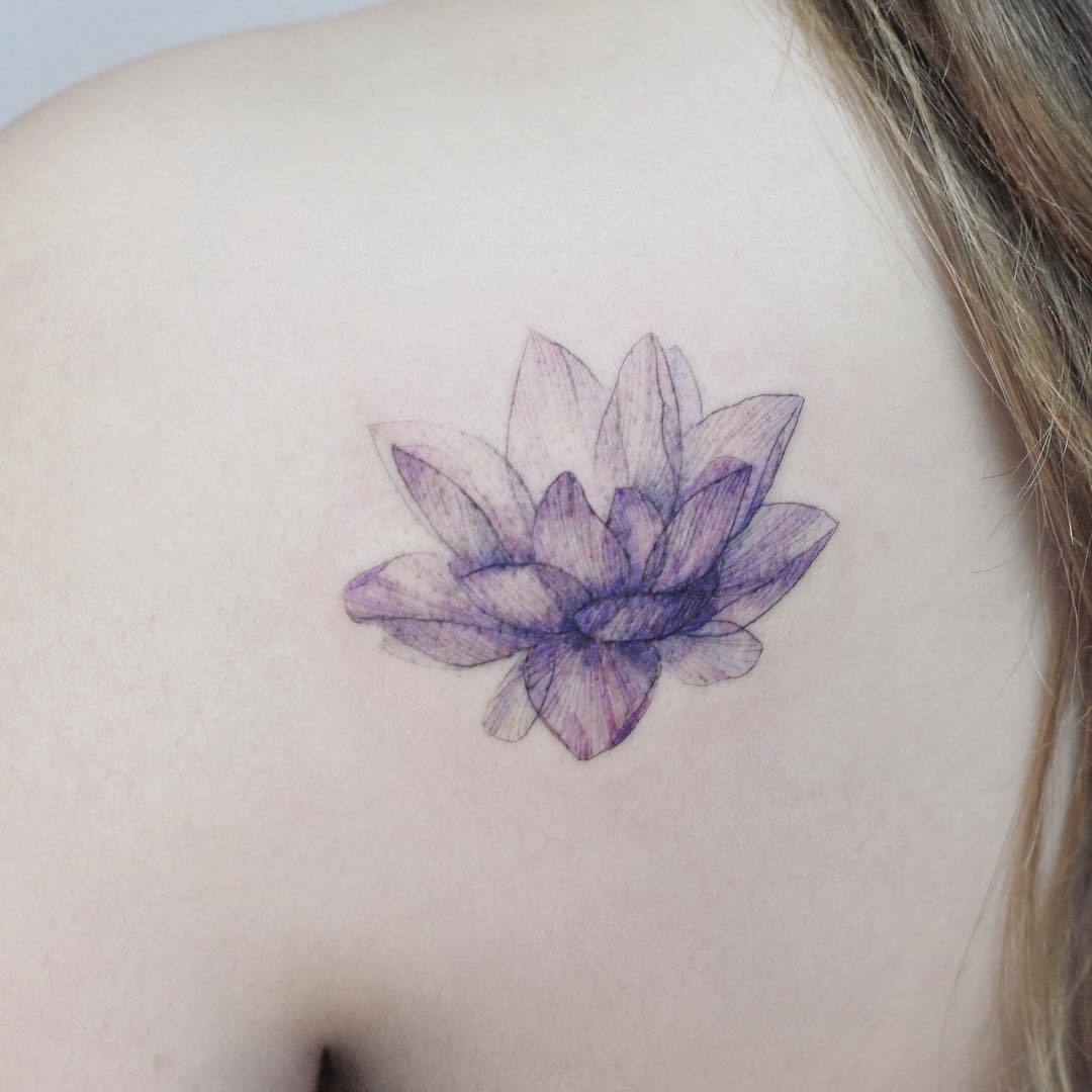 Lotus tattoo design #1