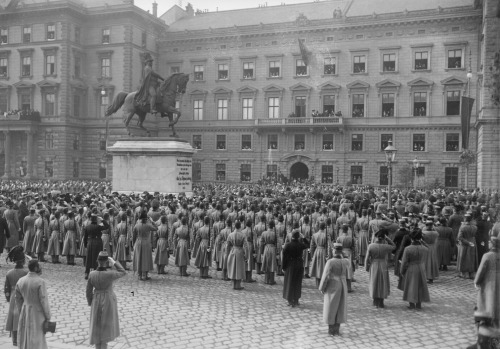 100th Anniversary Celebration On The Occasion Of The Battle Of The Nations Near Leipzig On Vienna's Schwarzenbergplatz