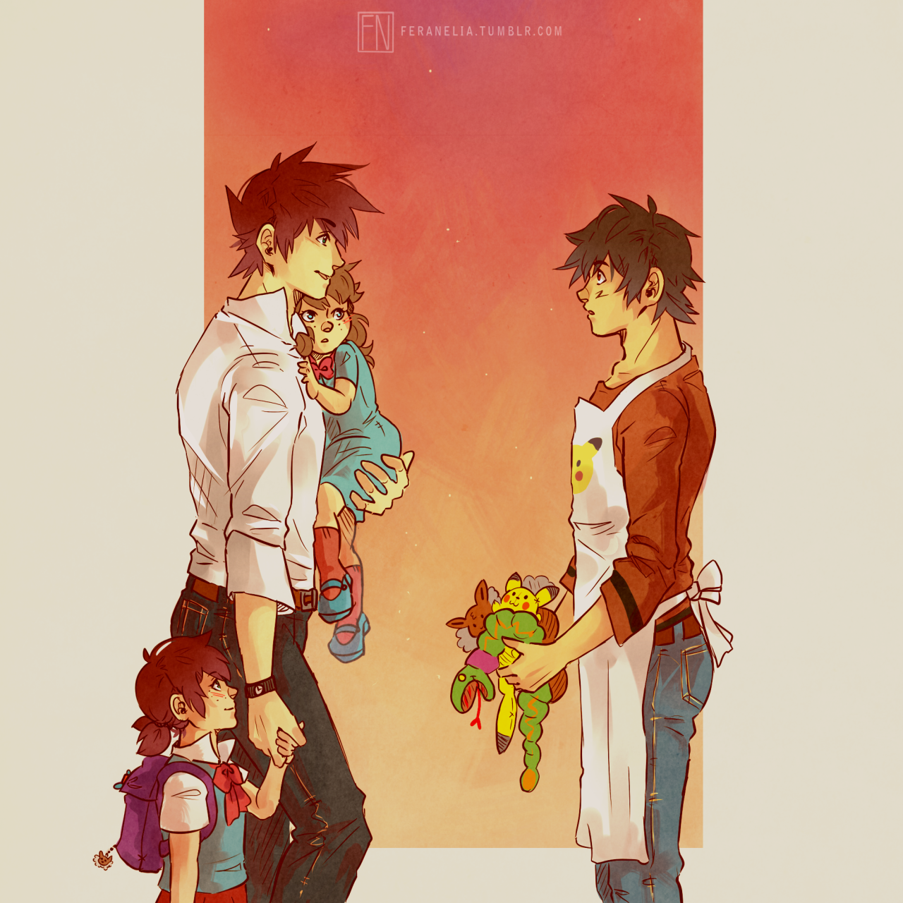 Supporting Yaoi Love Rivals; — feradoodles: A Kindergarten AU where we have  a...