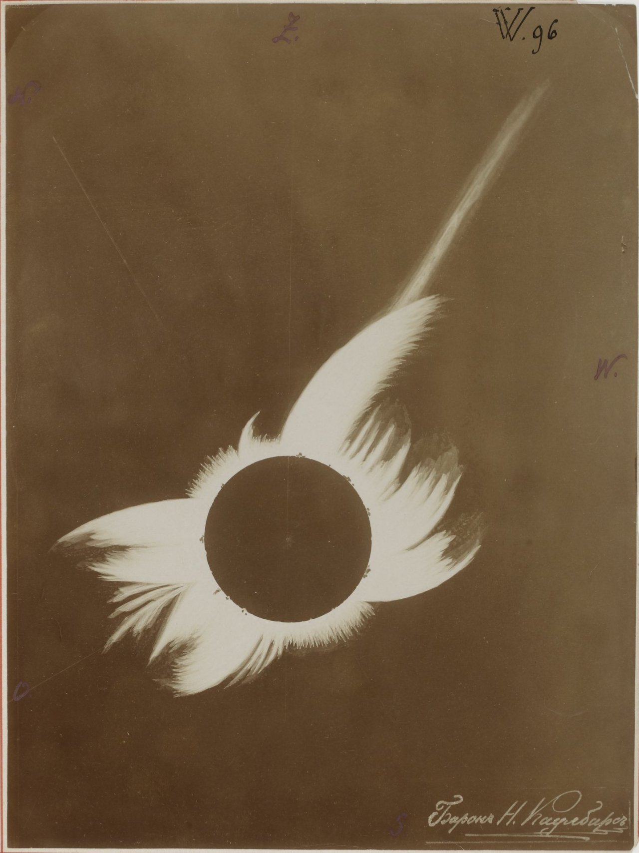 solstices-project:  Photographie de la couronne du soleil, avec lettre d’envoi