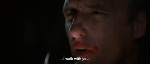 inthedarktrees:  In dreams.  Dennis Hopper & Kyle MacLachlan | David Lynch | Blue Velvet  