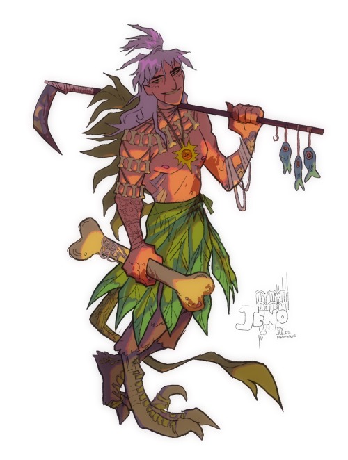 Wip Work For Jeno, My Raptor Necromancer Story In The Mediterranean Islands