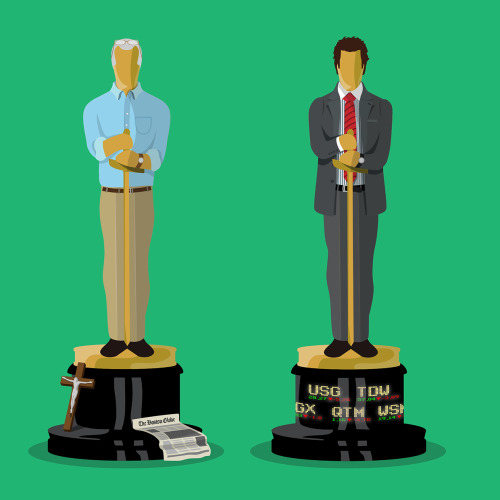 Oscars Best Picture Illustrations 2016Author: Olly GibbsVia: www.behance.net/OllyGibbs