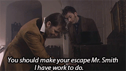 lumos5001:  oodwhovian:  The Doctor embraces his role as the Doctors companion in